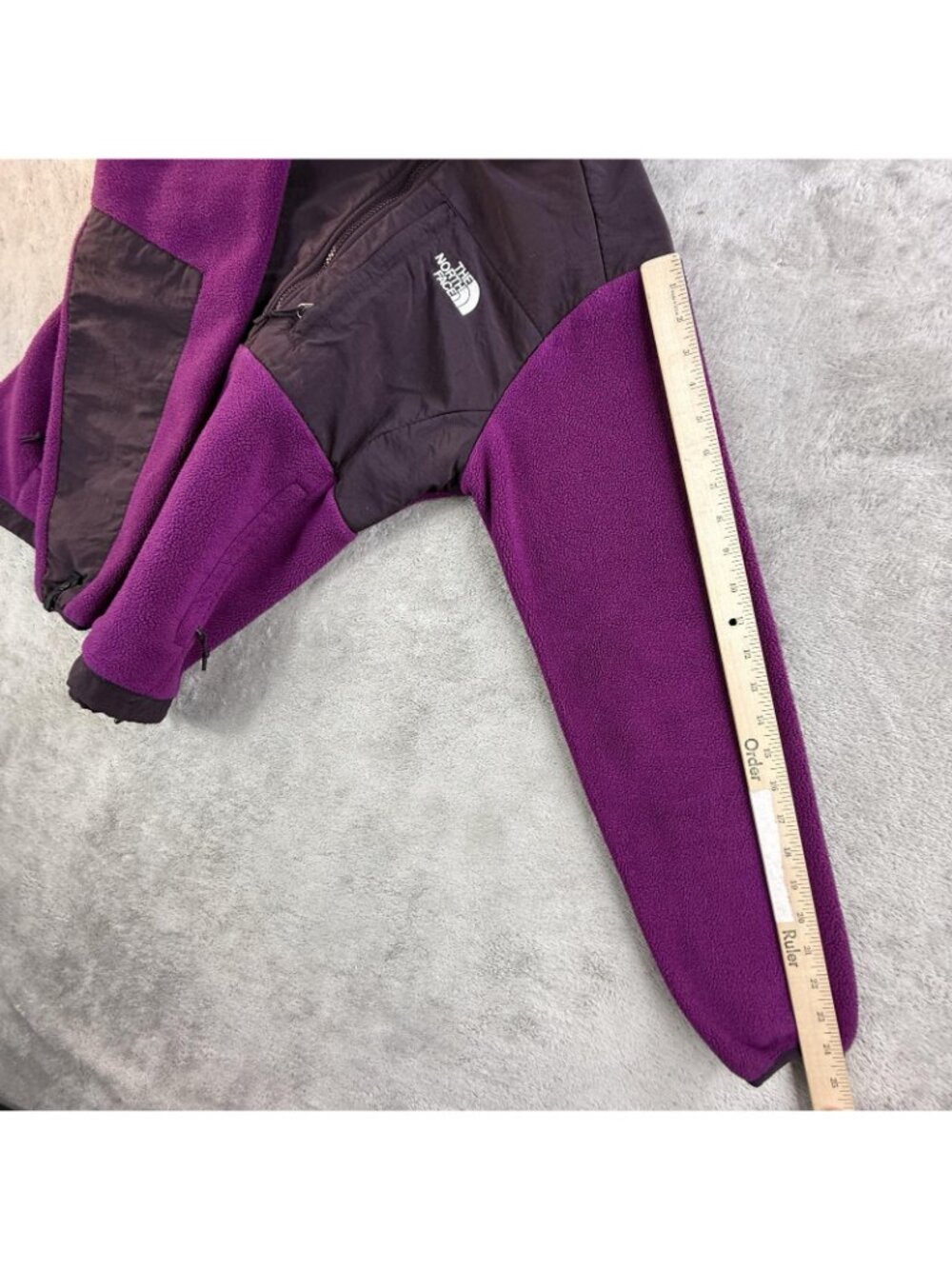 The North Face Jacket Women Small Purple Denali Polartec Fleece Full Zip Outdoor - Picture 12 of 16